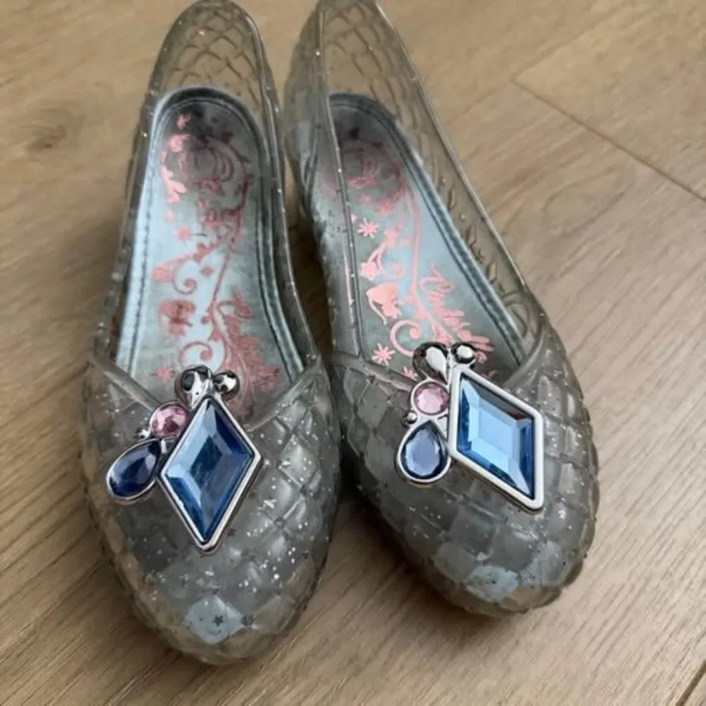 Disney Cinderella Glass Slipper Jelly Shoes light up - size 9/10